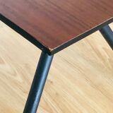 Wood and metal side table