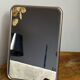 Silver-plated barber mirrors