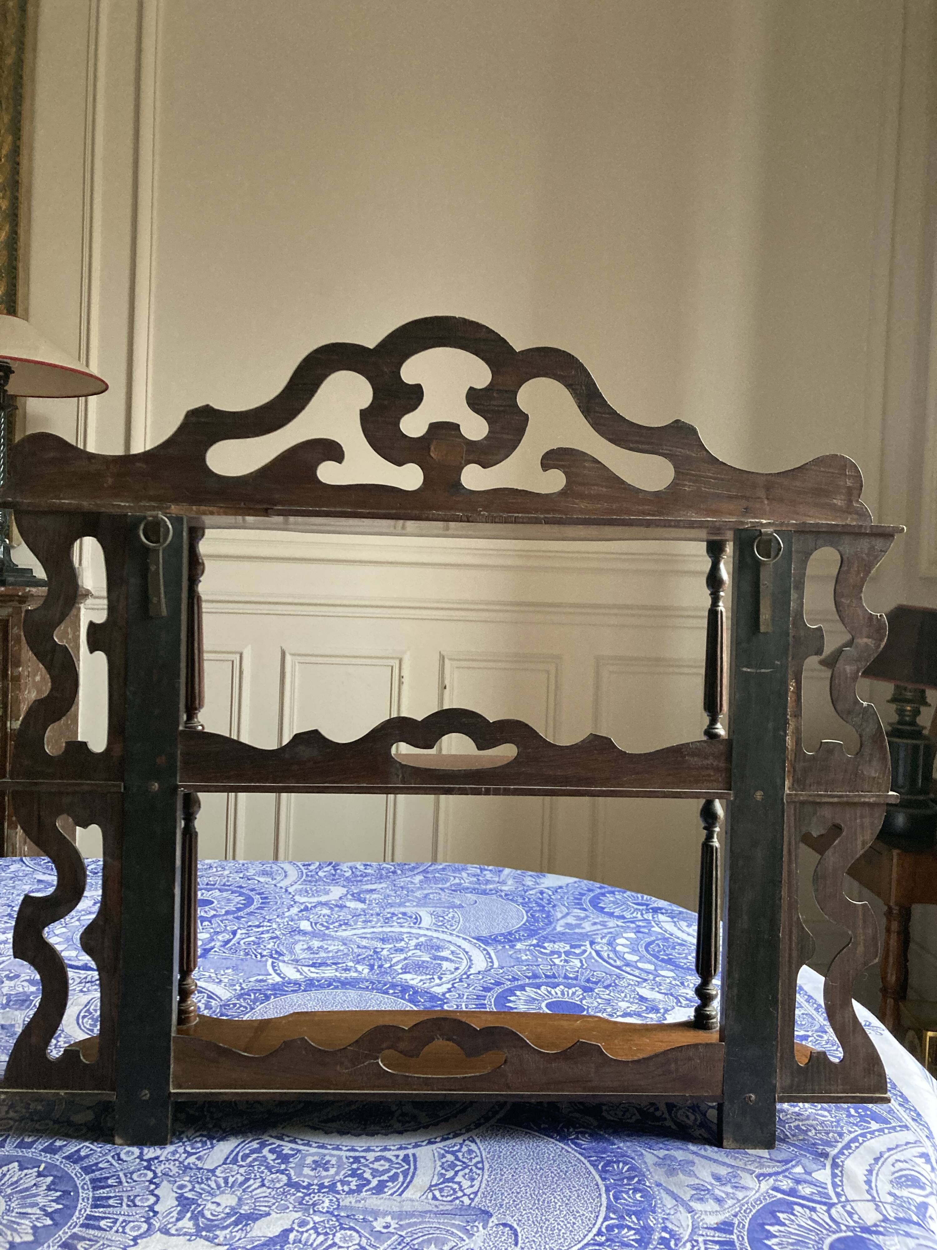 Mahogany shelf Napoleon III era