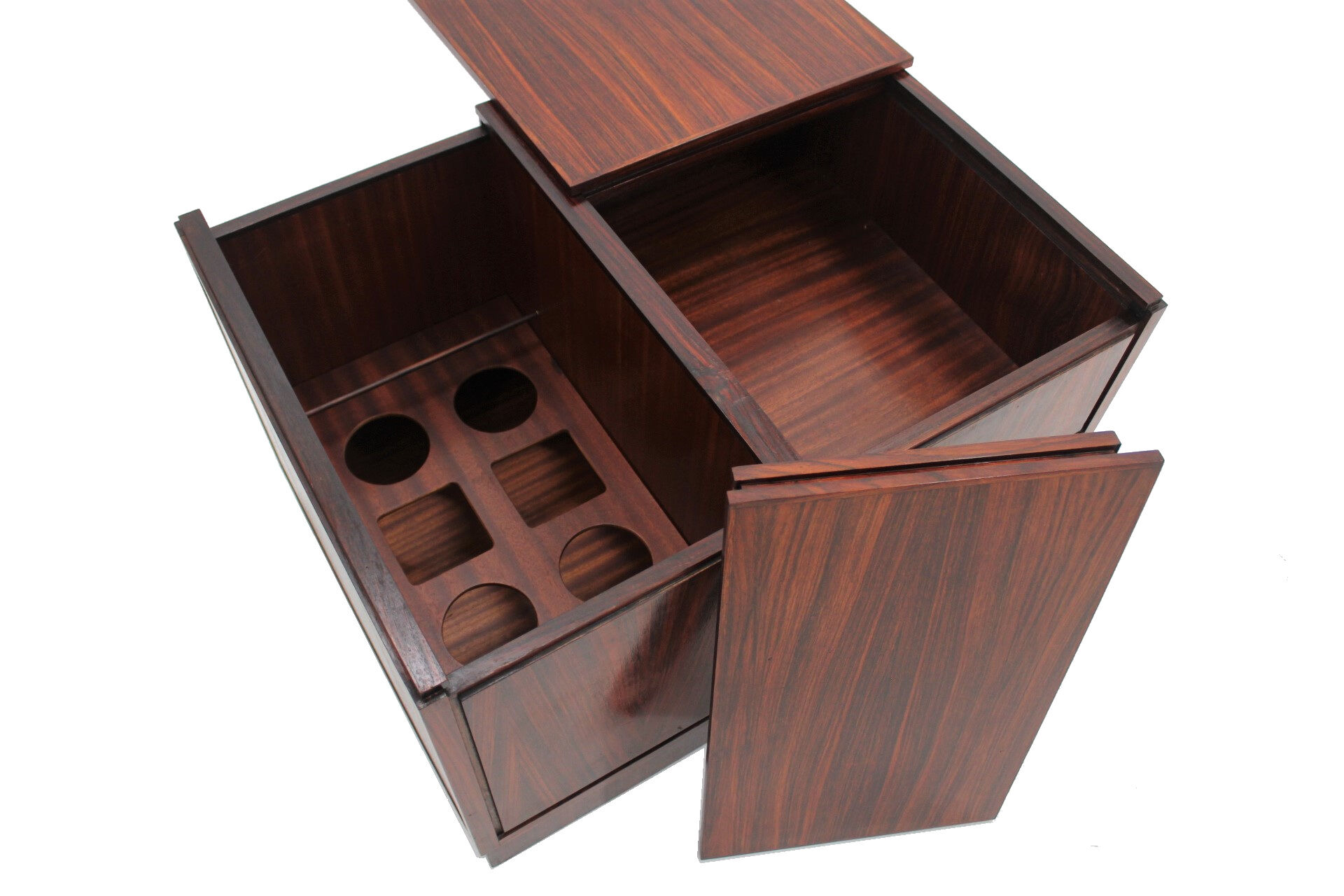 Sormani trolley coffee table with bar 1960s