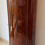 Somno “Column” or Cylindrical Cabinet, in flamed mahogany, Copenhagen, 1830-1840