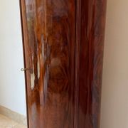 Somno “Column” or Cylindrical Cabinet, in flamed mahogany, Copenhagen, 1830-1840