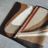 Vintage carpet 70s rectangular 135x80cm