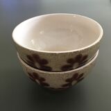 Lot 2 bowls floral décor