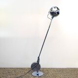 Paolo Tilche tilting floor lamp in chrome metal, 1970s