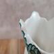 Small earthenware vase signed Figas – hand-painted floral decoration