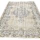 Tapis 5x9 pour salon, tapis turc Antique en laine fait à la main, gris bleu, 156x264Cm