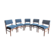 Ensemble de 5 chaises des années 60