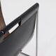 Brabantia Leather & Chrome Magazine Rack 1970s