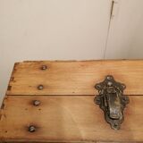 Wooden suitcase for old deco