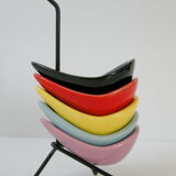 Vintage ashtray 1950 ceramic tripod