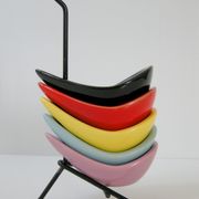 Cendiers vintage 1950 tripode céramique
