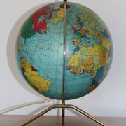 Globe terrestre lumineux TARIDE verre 1966