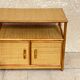 Vintage 80s Bamboo Sideboard