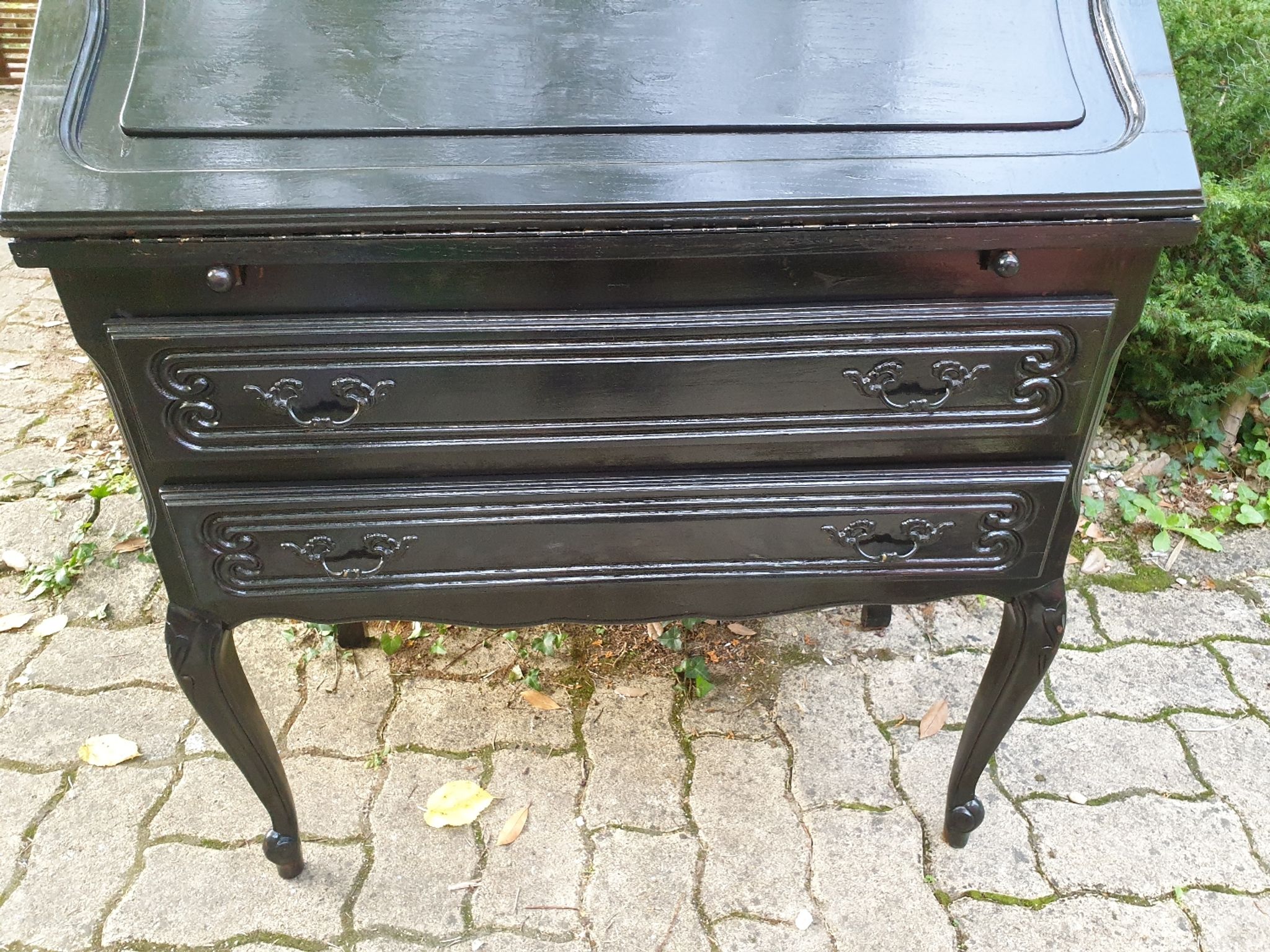 Louis XV black secretary desk