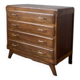 Compass feet chest of drawers