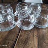 Set of 6 tumbler whiskey glasses