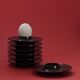 Set of 3 egg cups Space Age – Bjørn Christensen, 1960s