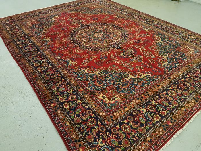 Tapis ancien persan Sabzevar 290x390cm