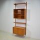 Teak modular shelving unit by HG Furniture 1960s Danish Vintage