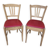 Pair of 1940s bistro chairs