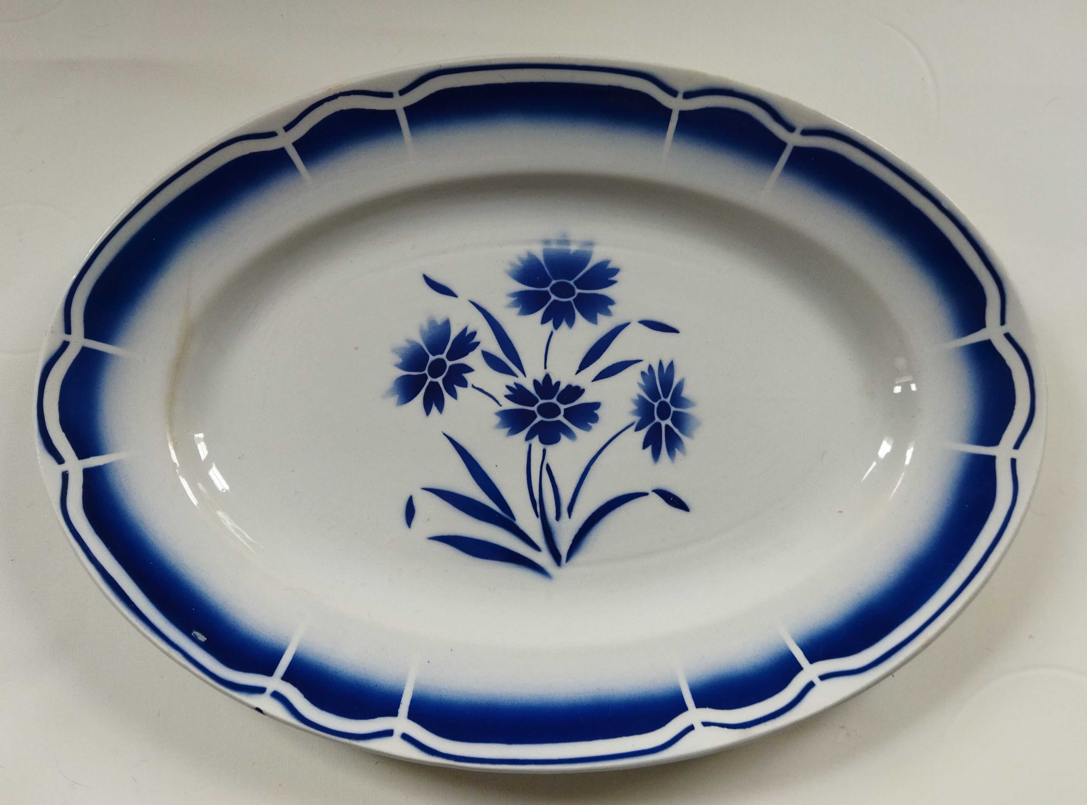 Plat en faïence Fénal Badonviller