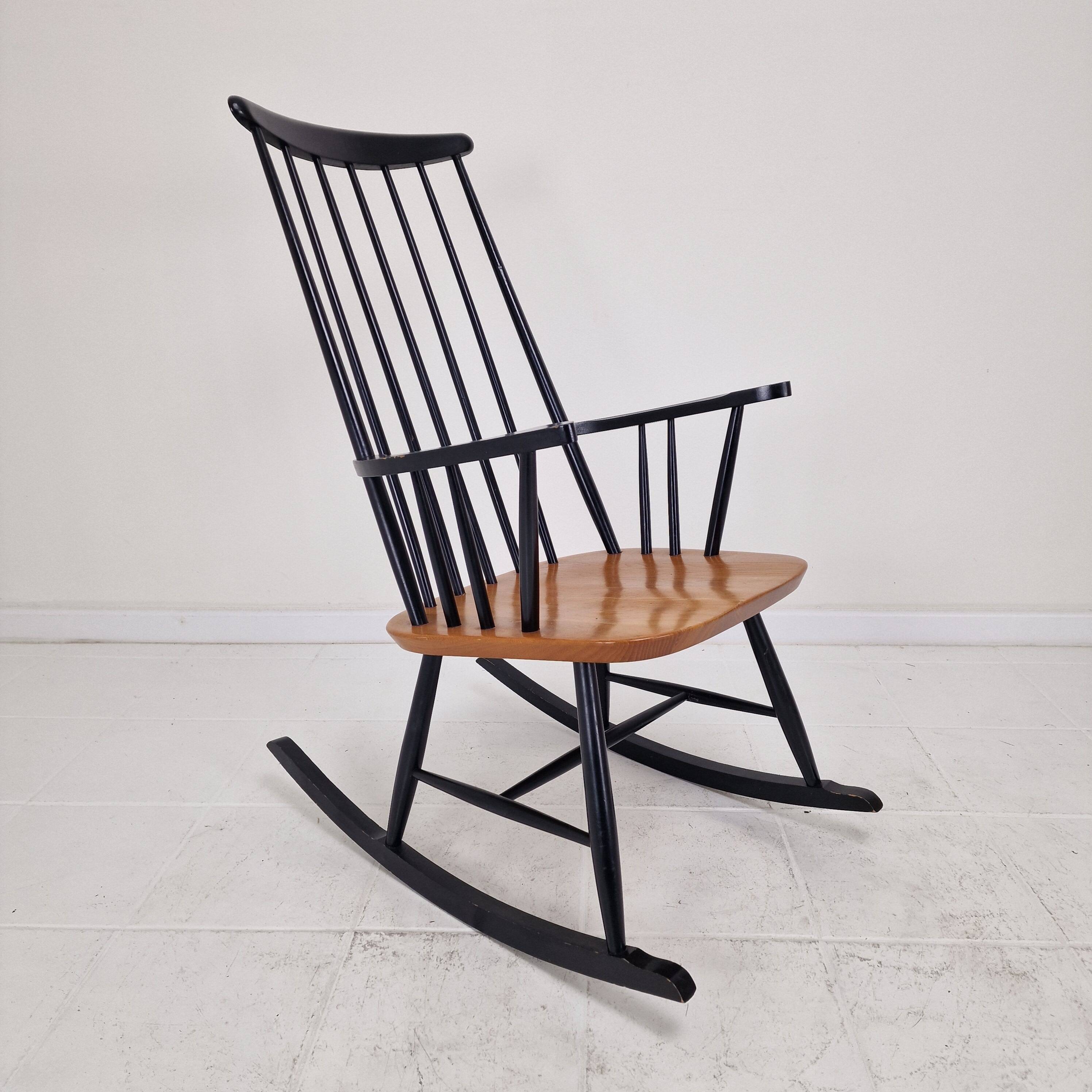 Rocking chair designed by Ilmari Tapiovaara for Asko, Finland, 1960's