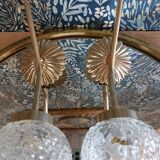 Brass wall lamps 60s