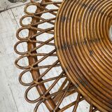 Table basse rotin « soleil »