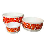 Vintage lotus arcopal salad bowl