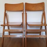 Lot de 2 chaises pliantes  Baumann