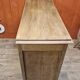 Sideboard two doors two drawers in renovated oak art deco style