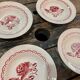 Set of 3 plates Digoin Sarreguemines