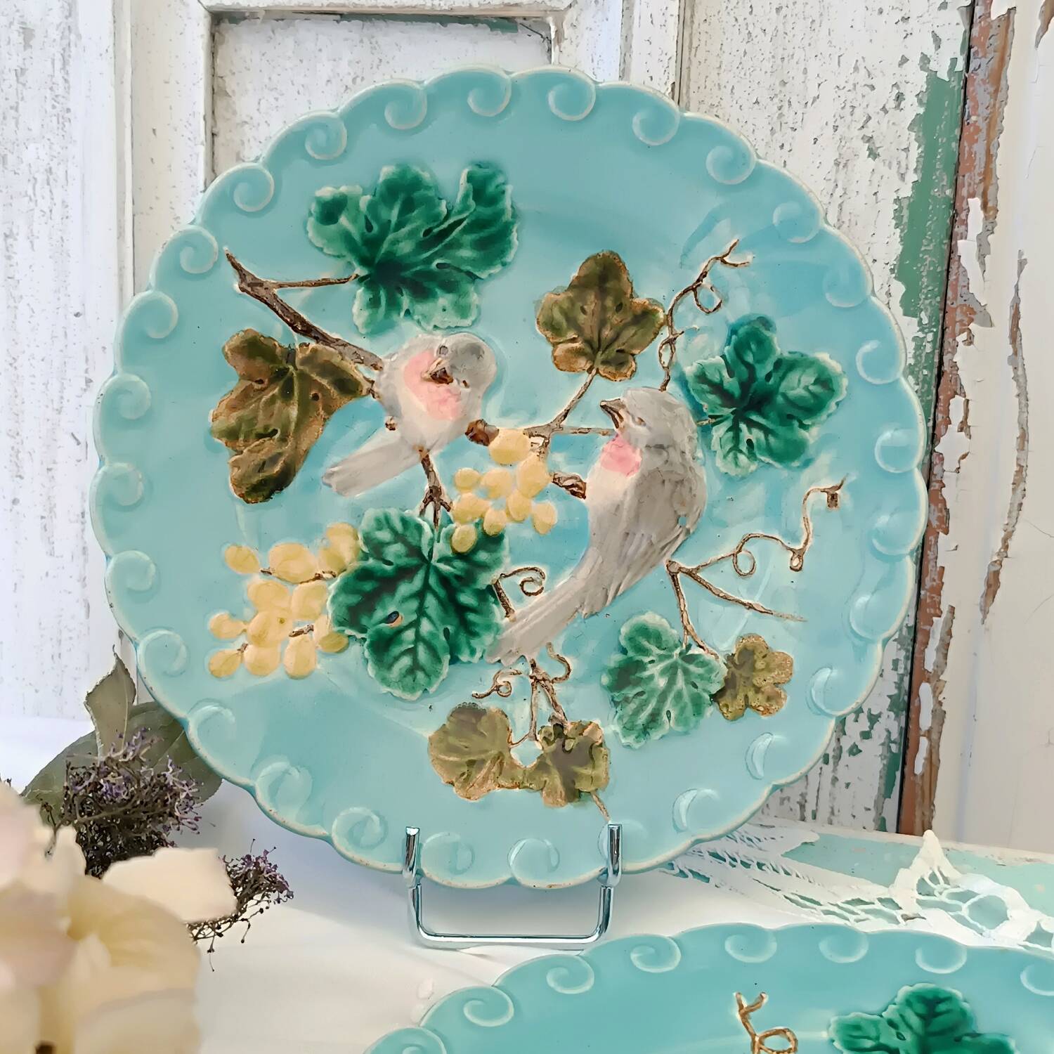 Assiette barbotine
