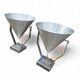 2 plafonniers, appliques de style industriel