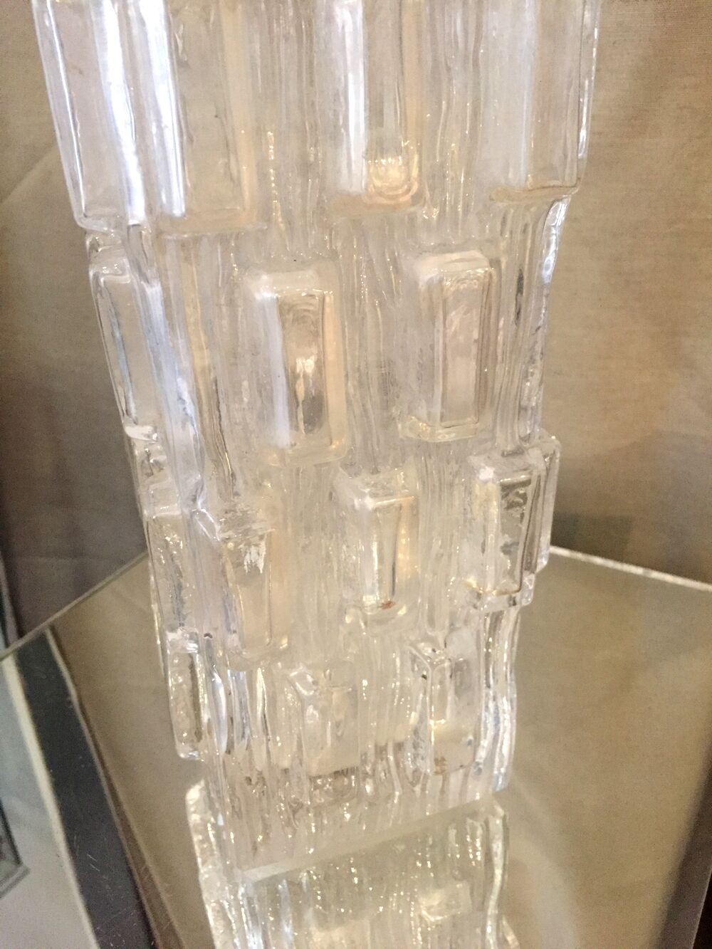 Vase art deco rectangle