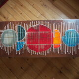 Table low ceramic 70s