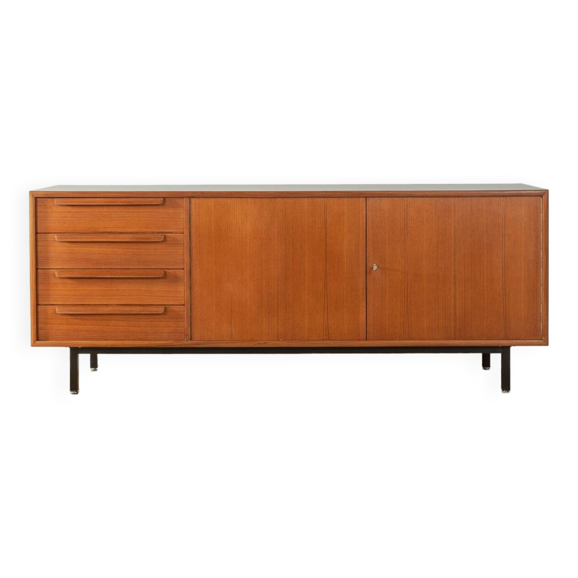 Teak veneer sideboard by WK Möbel, 1960s