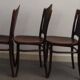 Set of 3 "Art Nouveau" chairs signed by JJ Kohn.