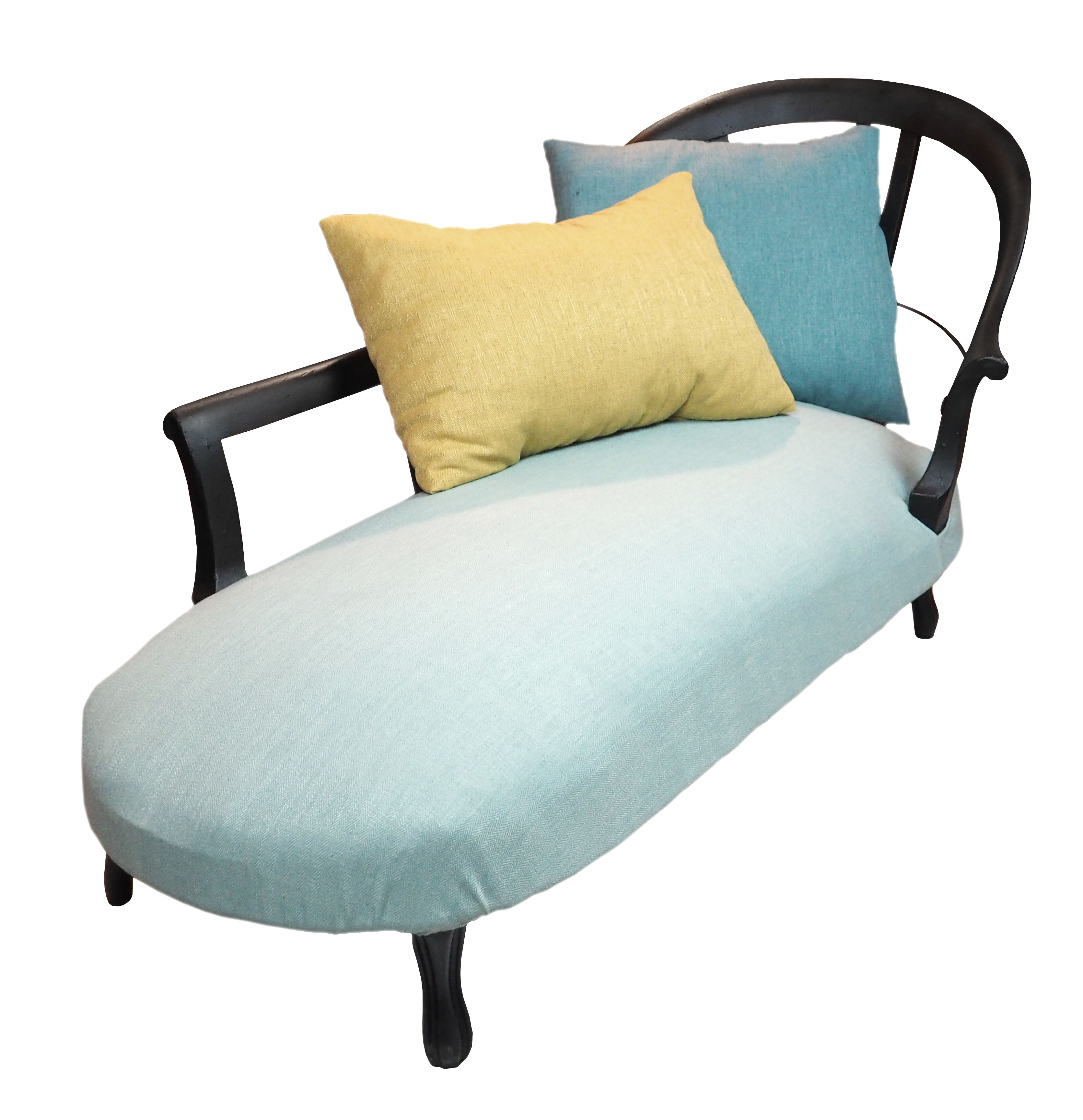 Reupholstered meridian