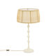 White resin lamp and golden brass, 1970s