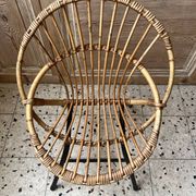 Fauteuil en rotin enfant