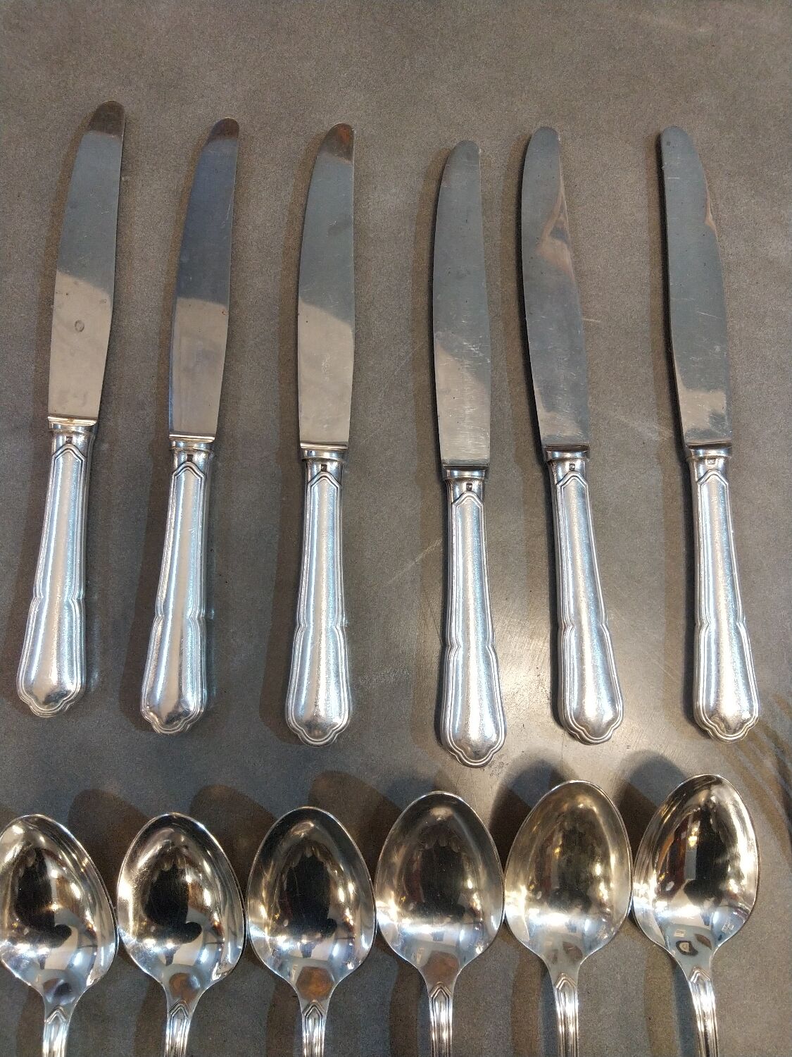 Ercuis silver-plated cutlery set