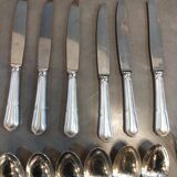 Ercuis silver-plated cutlery set