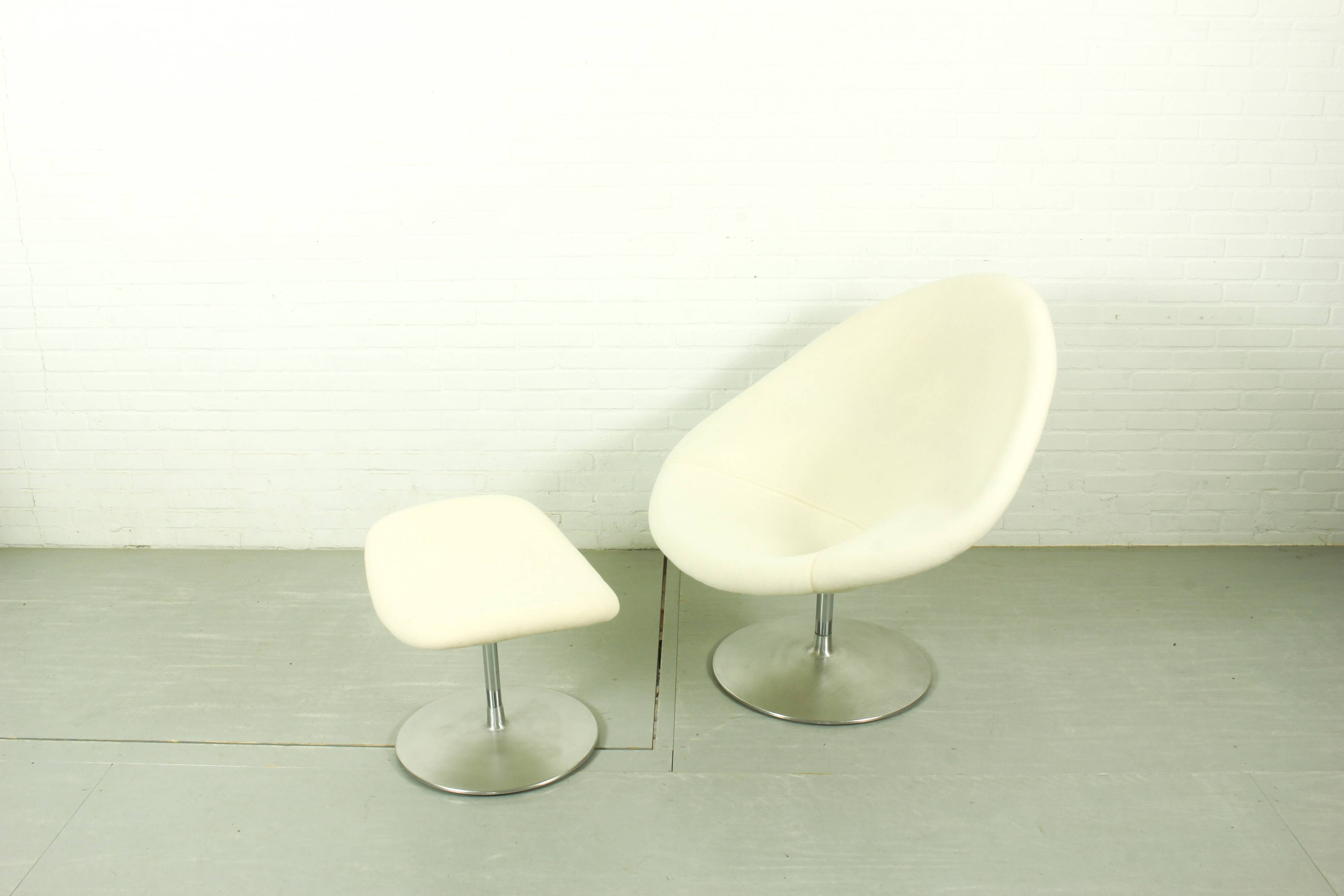 Iconic Pierre Paulin "Globe" Chair & Ottoman for Artifort