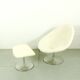 Iconic Pierre Paulin "Globe" Chair & Ottoman for Artifort