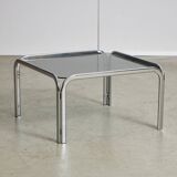 Coffee Table on Curved Chrome Legs