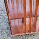 Art Deco style revolving bookcase in walnut and oak