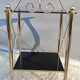 Desserte or et opaline noire vintage 70