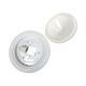 1980s Bahag round ceiling light made of glass and metal